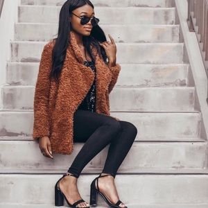Til Sunset Faux Fur Coat